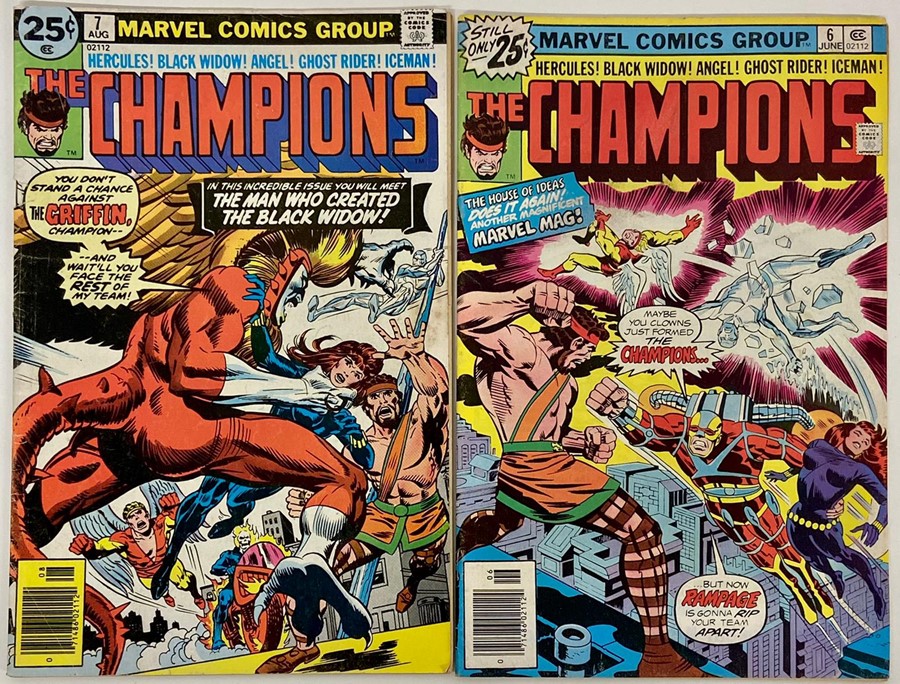 16 issues of the Marvel comics 'The Champions' series - Image 2 of 9
