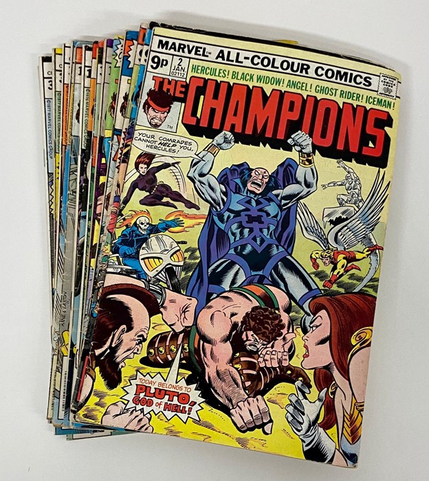 16 issues of the Marvel comics 'The Champions' series