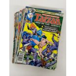 A selection of 30 Vintage Marvel 'Tarzan' title comics