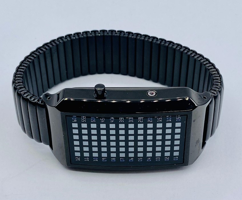 A Tokyo Flash TF0204 Pimpin' Ain't Easy BKPU Blue wristwatch in original box. - Image 3 of 5