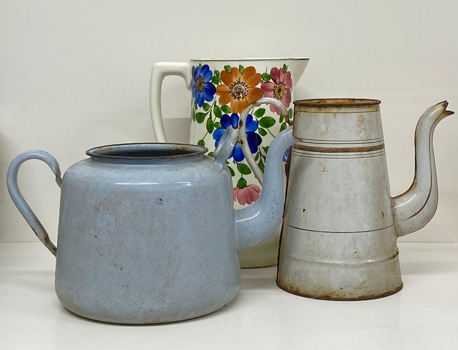 A selection of jugs and kettle