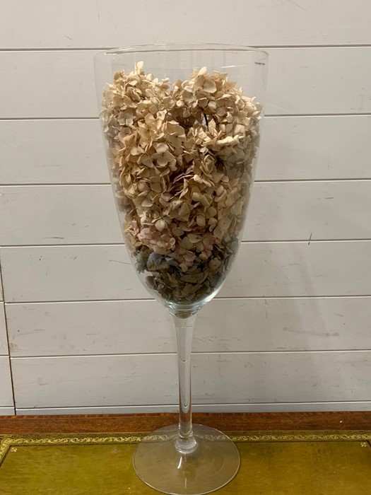 A large display wine glass (H70cm Dia26cm)