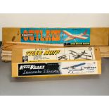 Two Keil Kraft boxed, model kits and Mercury flying scale model plane