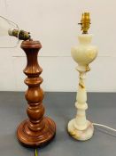 Two table lamps