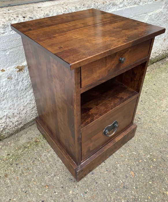 A Laura Ashley bedside with drawers (H69cm W47cm D45cm) - Image 2 of 2