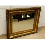 A giltwood wall mirror (63cm x 72cm)