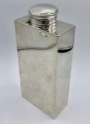 A silver flask by Andrew Barrett & Sons, 382g, London 1908,