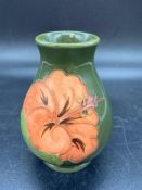 A small Moorcroft vase 10cm h