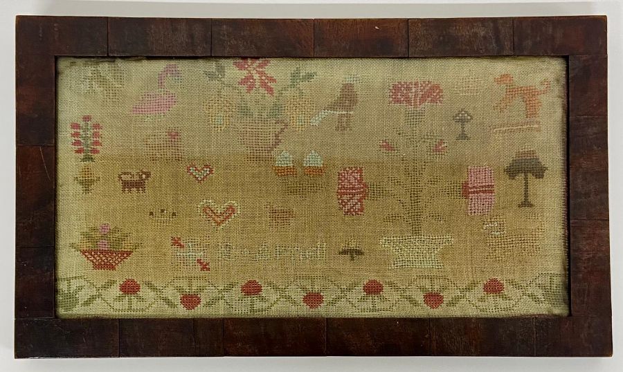 An 1850's sampler