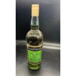 A vintage bottle of Chartreuse
