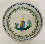 A 19th century Quimper bowl