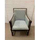 Queen Anne style lounge chair