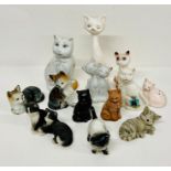 A selection of china cats