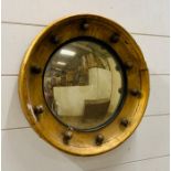 A small regency giltwood mirror AF (Dia35cm)