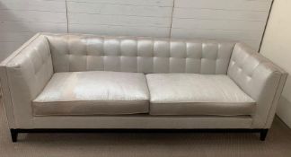 A large three seater Alexander square sofa AF