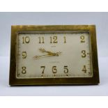 A L'Emeraude rectangualr trestle clock