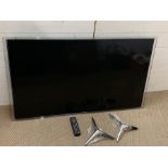 A Samsung 46 inch TV, no power leads