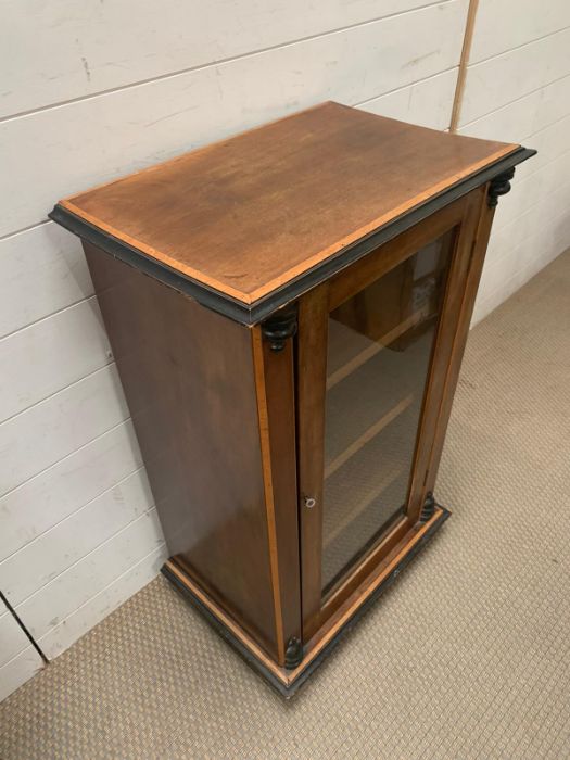 A Victorian glazed fronted cabinet (W54cm x H89cm x D36cm) - Image 2 of 4