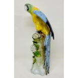 Sitzendorf porcelain parrot (H32cm)