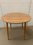 A Mid Century 1960's circular table by Centa table (H76cm Dia90cm)