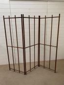 A three panel wooden room divider (60cm x 176cm each panel)