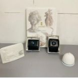 A selection of boxed Lladro to include Summer Bell, Bas Relief Porcelain Plaque, two coin purses and