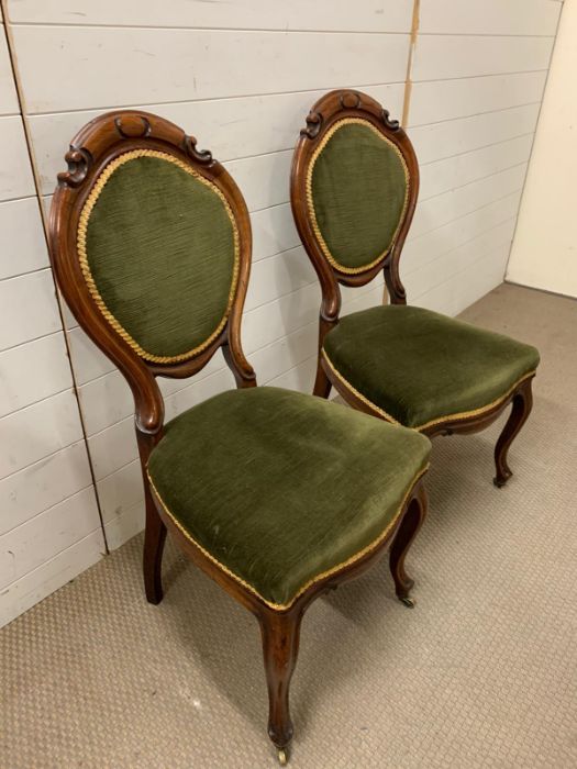 A pair of Louis XVI style occasional chairs - Image 2 of 2