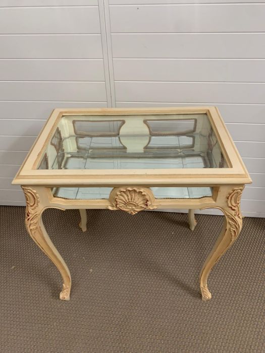 A French Rocco style bijouterie table (H78cm W70cm D48cm) - Image 2 of 4