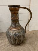 A Middle Eastern pitcher (H50cm base Dia25cm)