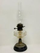 A Victorian Oil Lamp