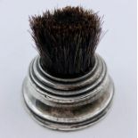 A hallmarked silver based brush, Chester 1902 by George Nathan & Ridley Hayes