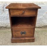 A Laura Ashley bedside with drawers (H69cm W47cm D45cm)
