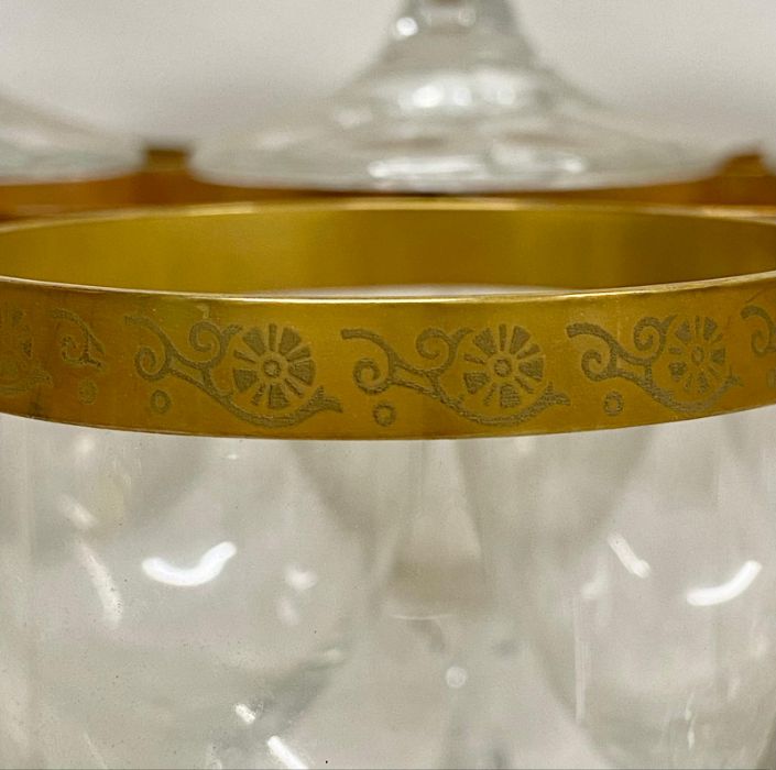 Nineteen wine glasses with gilt rim - Image 2 of 4