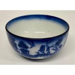 A blue Minton bowl