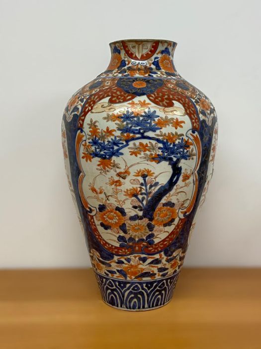 A Substantial 18th Century / 19th Century Imari vase with extensive repairs. - Image 2 of 9