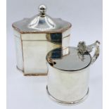 Two items of silverplate