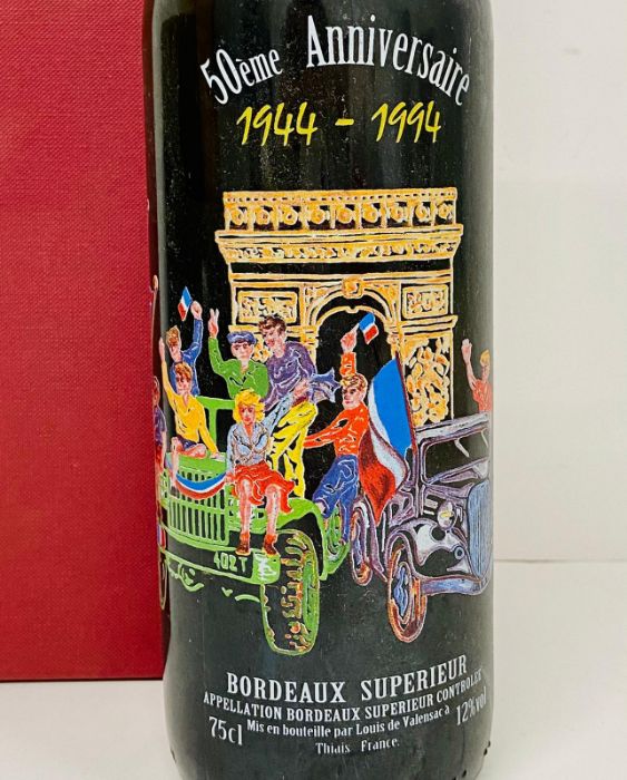 A boxed 50eme Anniversaries 1944- 1994 Bordeaux Superieur wine - Image 2 of 4