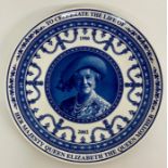 Two boxed Wedgwood "Her Majesty Queen Elizabeth" 2002 plates