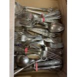 A large volume of silver plated items