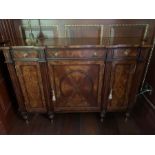 A Break front side cabinet 164 cm w x 41 cm d x 92cm h