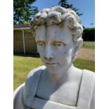 A Roman style marble statue 180 cm