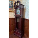 A Longcase clock (230cm H x 57cm w x 32cm d)