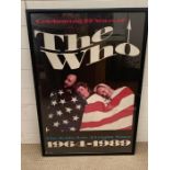 A vintage poster of "The Who. The kids are alright tour" for they celebration of the 25 years (