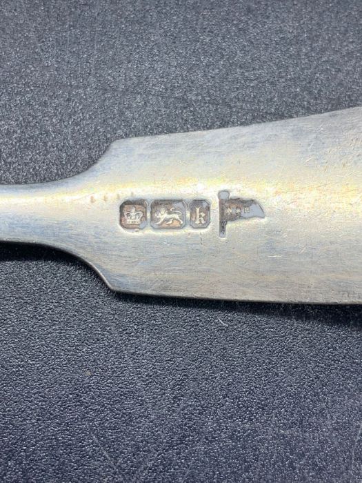 A 1902 Sheffield hallmark ladle. - Image 4 of 5