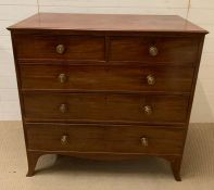Three over two chest of drawers (H109cm W110cm D56cm)