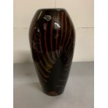 An art glass vase by Mihai Topescu signed to base