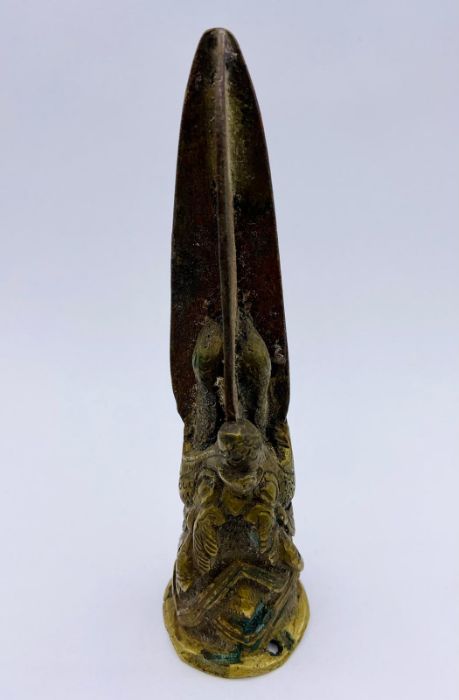 An Oriental Dragon themed spear head