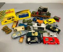 A selection of various Diecast vehicles
