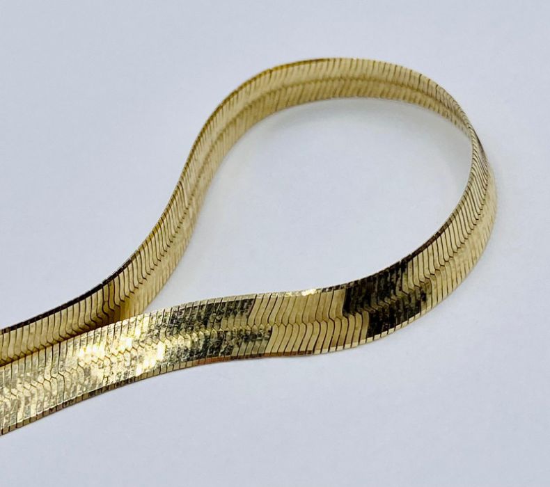 A 14 ct gold necklace (7g) - Image 5 of 5