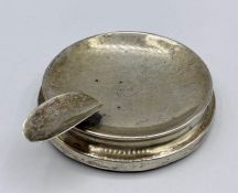 A Silver ashtray, hallmarked for Chester 1917 by J & R Griffin (Joseph & Richard Griffin)
